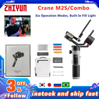 ZHIYUN Official Crane M2S 3-Axis Handheld Gimbal Stabilizer for Mirrorless Camera Sony A6000 Canon Action Smartphones Vlog