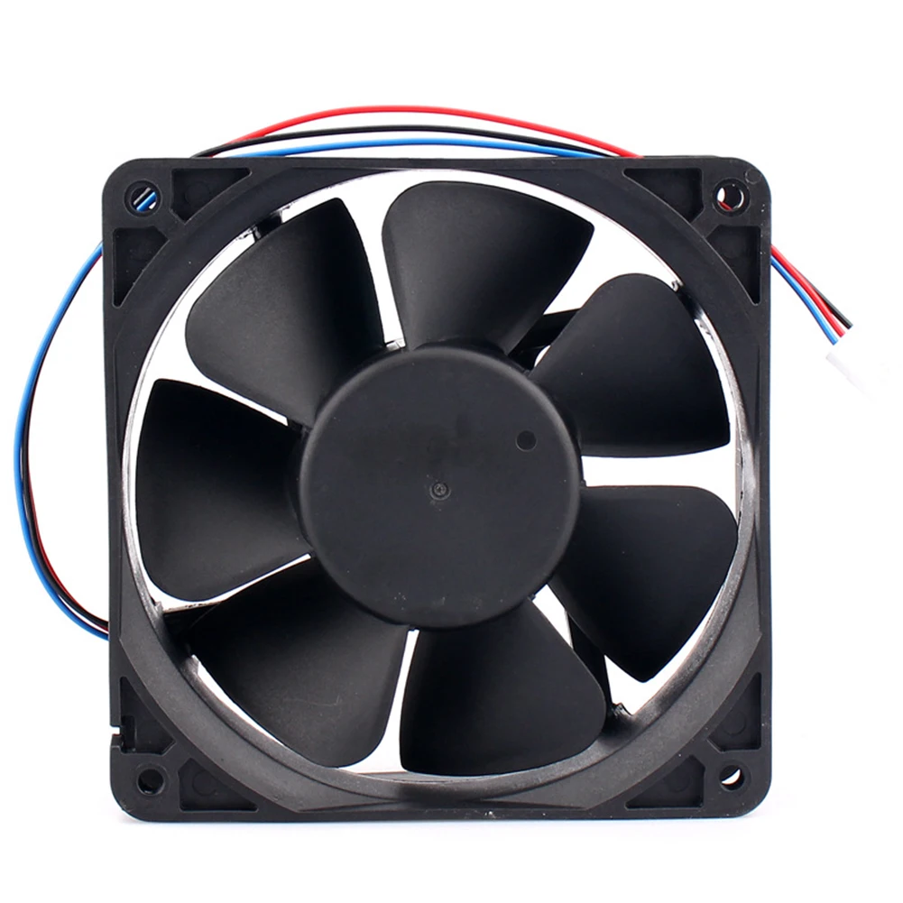 Industrial Cooling Fan Ball Bearing Cooling Fan 12cm For 1203812/24V Good Hardness And Extremely Lightweight Cooling Fan