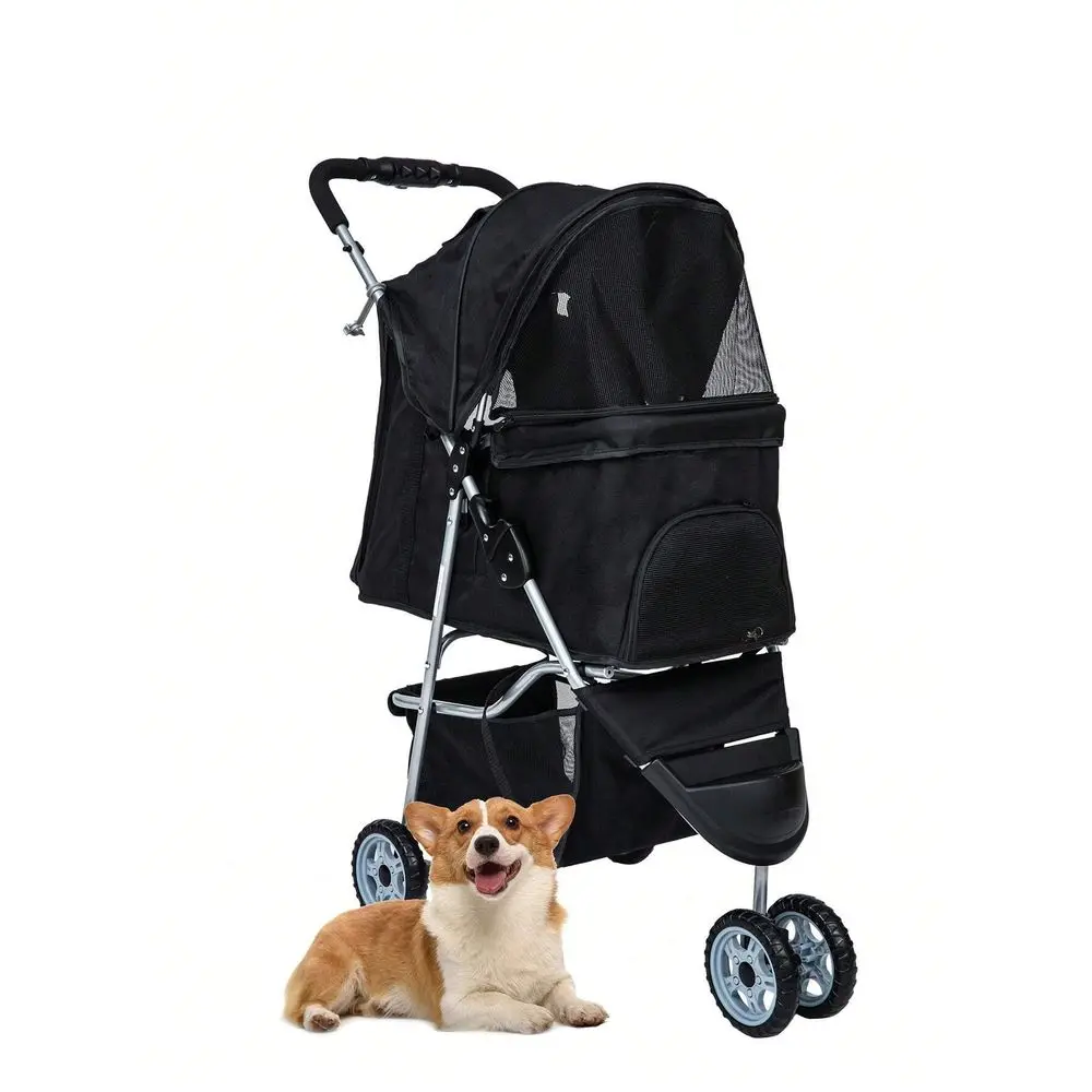 

Wheels Dog Cat Stroller For Medium Large Dogs And Cats