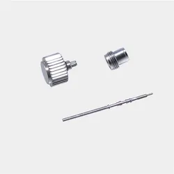 Watch Crown for NH35 NH36 Movement Repair Part Screw-in Gold/Silver/Black Watch Crowns Winding Stem Accessories