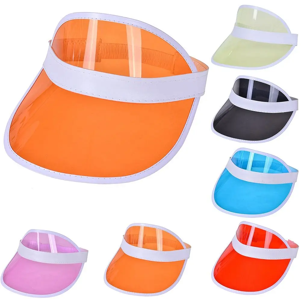 PVC Sports Accessories Women Men Anti-UV Sunshade Hat Bicycle Sun Hat Visor Caps Summer Baseball Hat