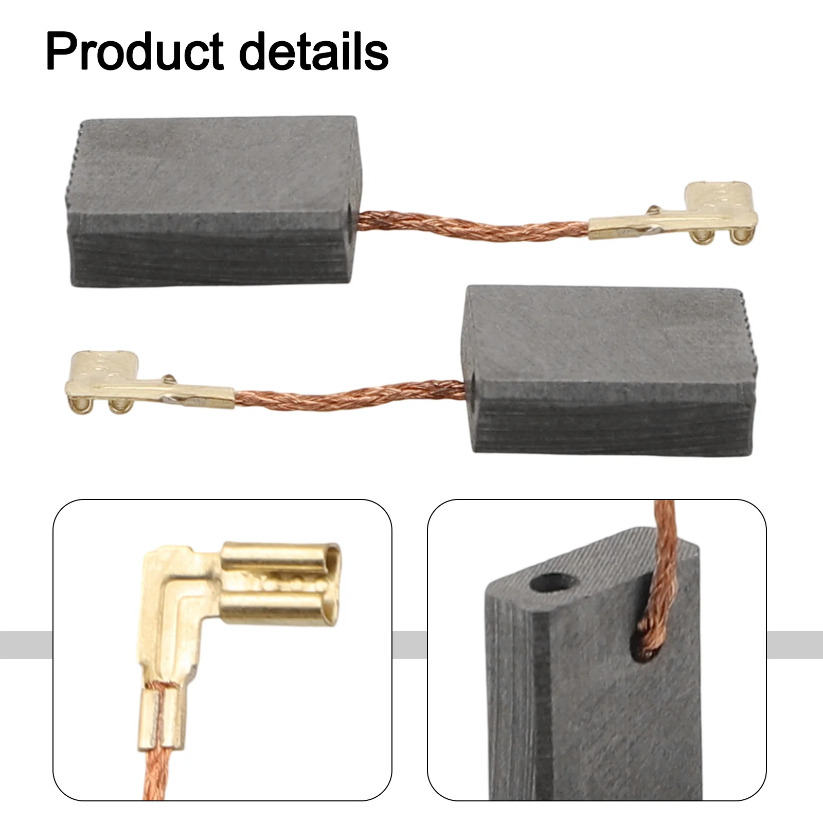 2 pezzi spazzole di carbone per GA5040C 191978-9 CB-318 CB318 utensili elettrici accessori di ricambio spazzole di carbone strumenti