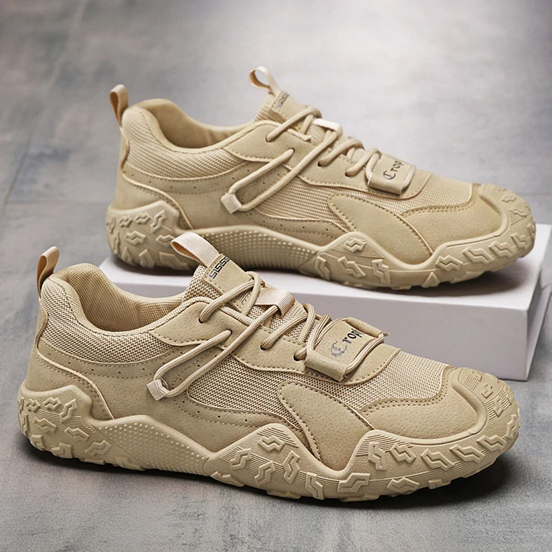 

Новинка 2026: Мужские повседневные модные кроссовки из кожи с мягкой подошвой и нескользящей подошвой для мужчин