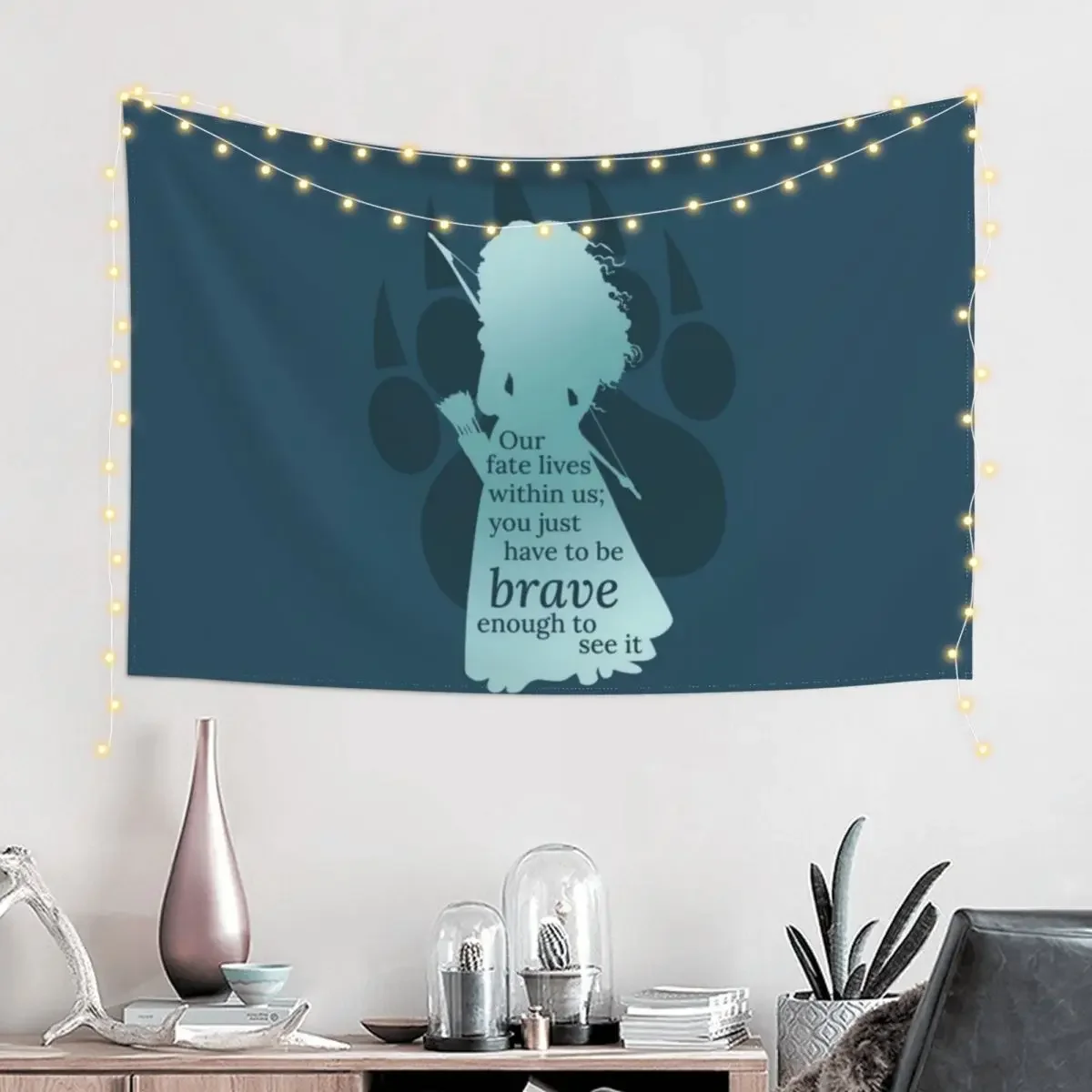 Brave Merida Tapestry For Bedroom Art Mural Tapestry