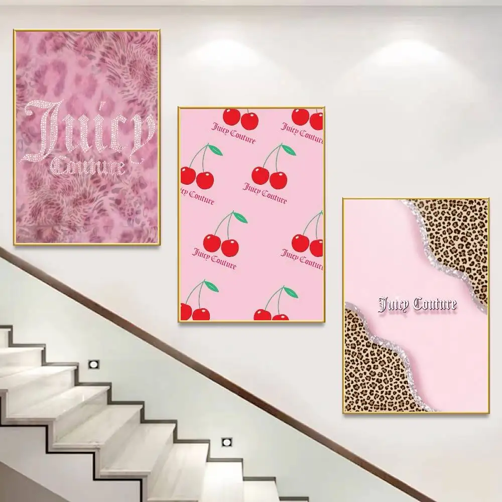 J-Juicy C-Couture Y2K Fashion Art Custom HD Waterproof Self Adhesive Wall Art Poster