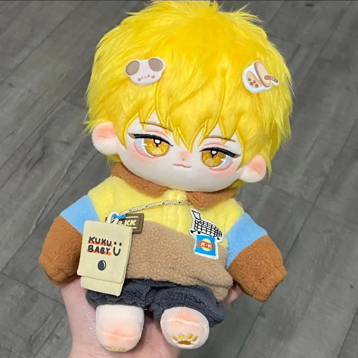 20cm Kuroko's Basketball Kise Ryota Cosplay Soft Plush Stuffed Doll Body Handsome Boy Cartoon Dress Up Cotton Stuffed Toys Gifts