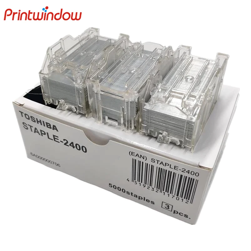 

Original STAPLE-2400 for Toshiba e-Studio 5506AC 6506AC 7506AC 2505AC 5005AC Staples 2400 1 Box of 3 6A000000706