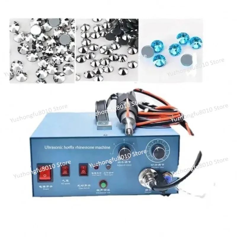 NF 220V Rhinestone Hotfix Transfer Fixing Machine Ultrasonic Apparel Diamond Template Machine for Setting Hot Fix Transfer