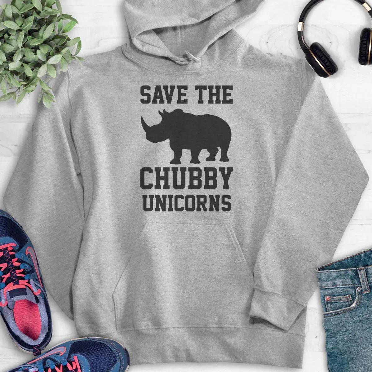 

Save The Chubby Unicorns Hoodie Men's and Women's Long Sleeve Hooded Sweatshirt Pullover Sportswear Men Clothing Streetwear