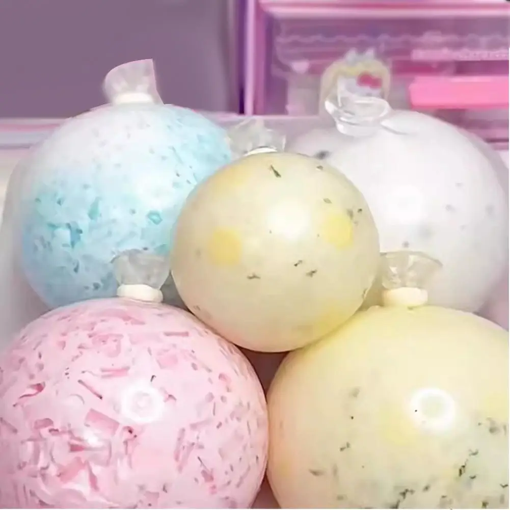 DIY Handmade Ball Stress Ball Making Kit Texture Handcrafted Party Anxiety Relief  Fidget Toys Pinch The Material Pack