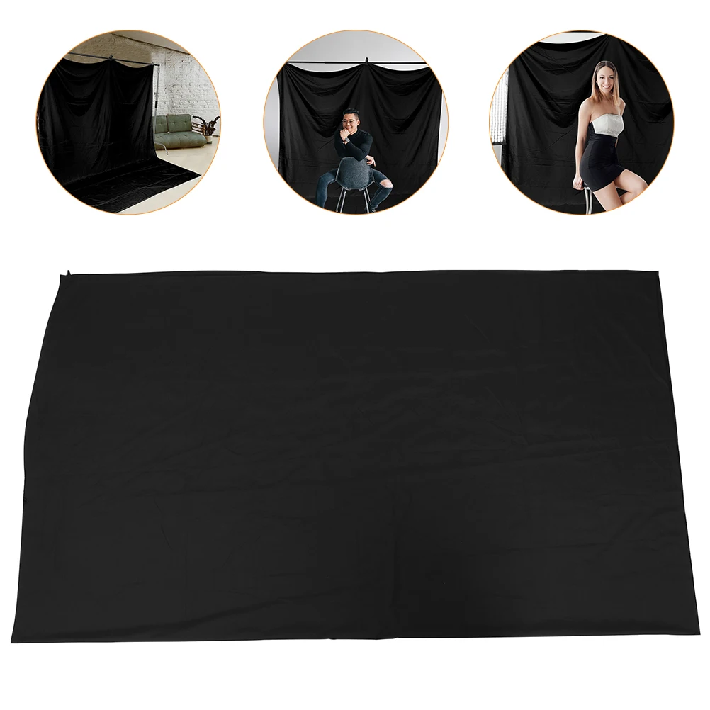 

Thickened Background Cloth Curtain Black Photography Backdrop Out Fabric Backdrops Shoot for