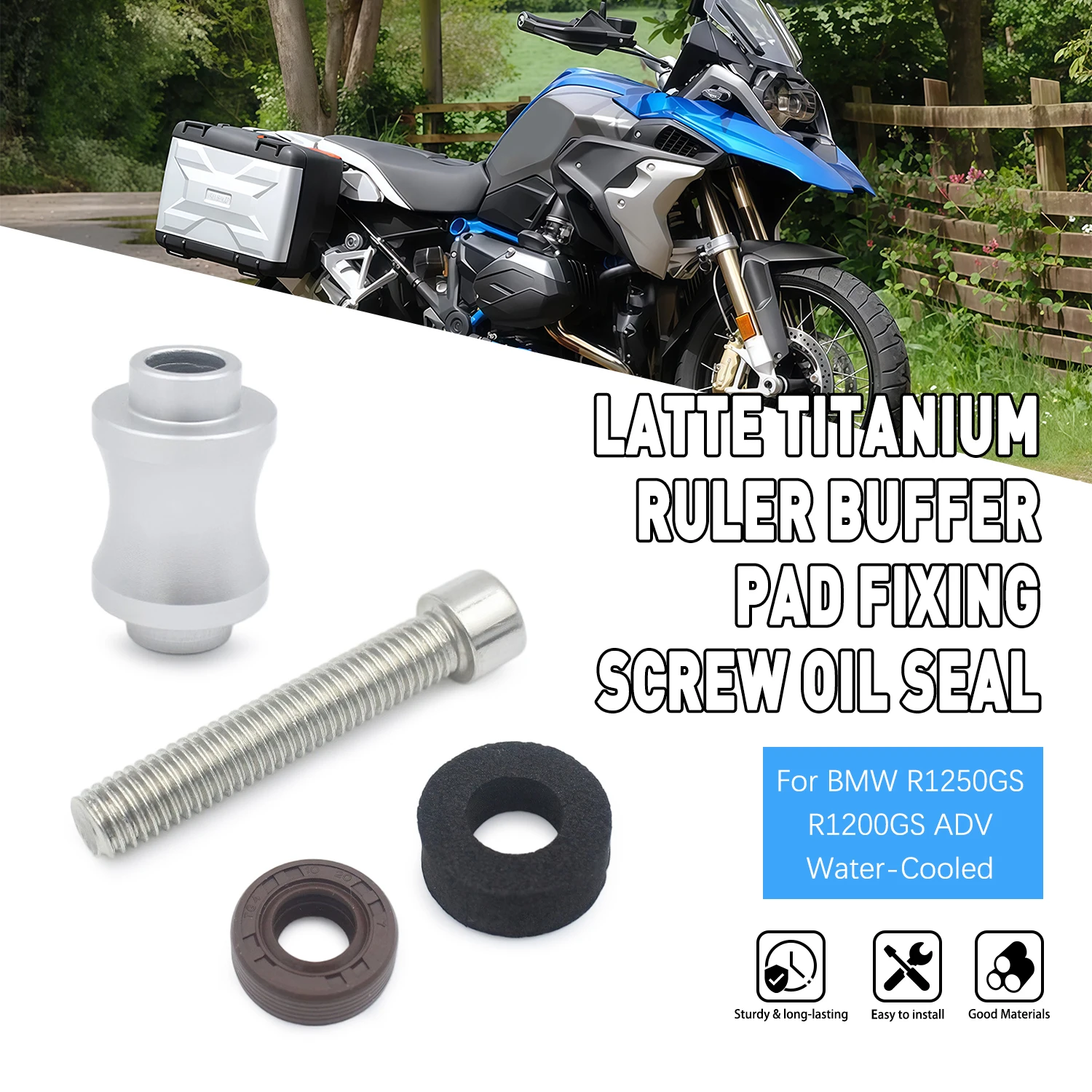 Motorcycle Part Buffer Gasket Fixing Screw Oil Seal Set For BMW R1250GS R1200GS ADV
