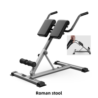 Folding AB Abdominal Trainer Adjustable Roman Chair Sit Up Benches Machine for Home Gym Fitness Equipment Workout Body Training