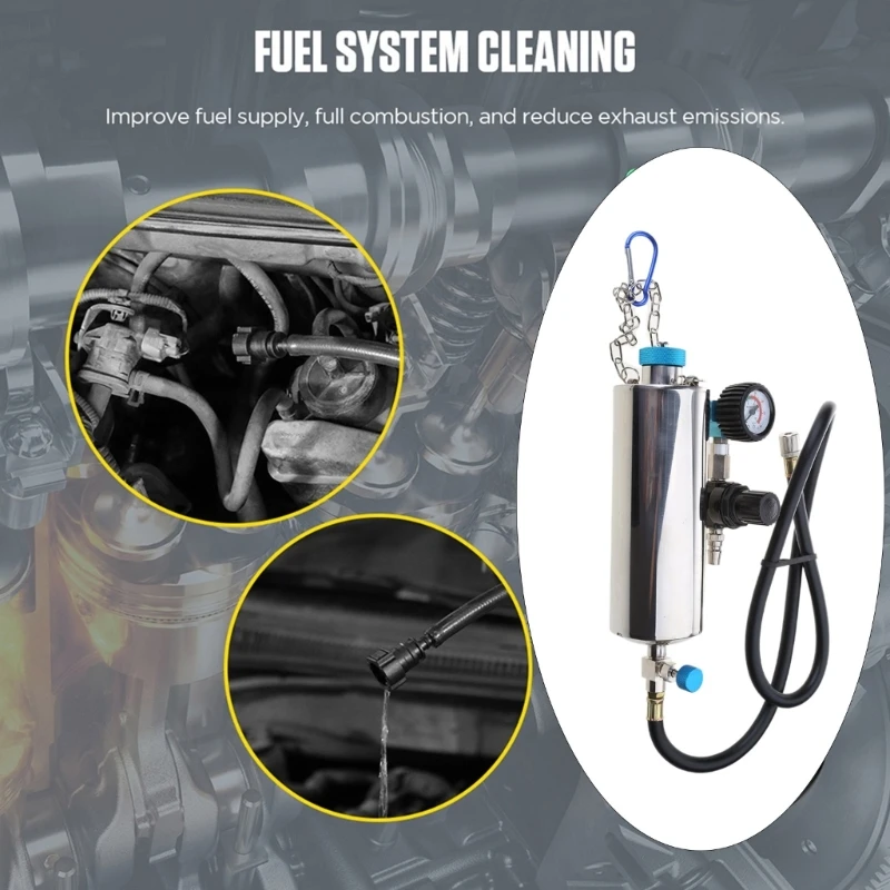 Auto Injector Cleaner, Non-Dismantle Cleaner Tester Nozzle Washing Cleaning Tool Air Intake System Cleaner AOS