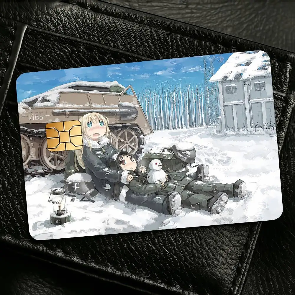Girls Last Tour Credit Skin Cover Card Stickers 4PCS Film Bus Pass Front Decoration Bank Debit Waterproof