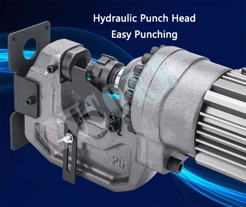 Electric Hydraulic Punching machine CPM-25 Angle Steel/Channel Steel Puncher Copper Aluminum Plate Hole Opener 10mm Thick