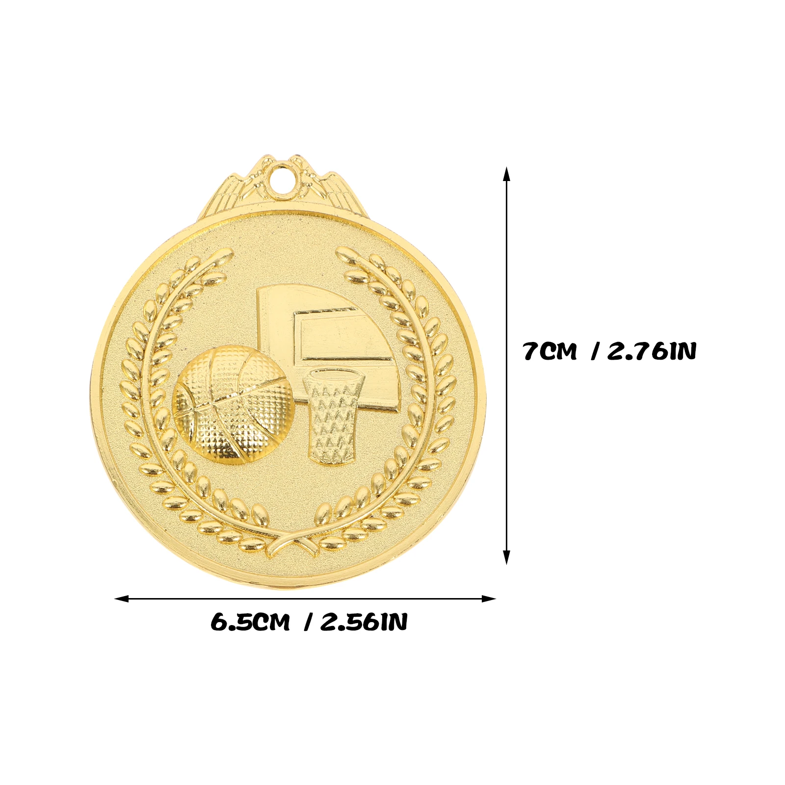 

3pcs Metal Basketball Competition Award Medals Gold Silver Bronze Zinc Alloy Durable Party Decoration Kids Gift