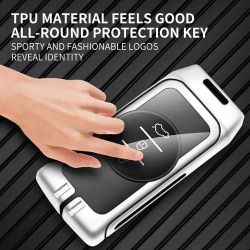 Imagen 2 del producto Funda de aleación de Zinc para llave remota de coche, funda protectora para Chery Tiggo7 5Xplus 3X, llavero, bolsa, accesorios interiores sin llave