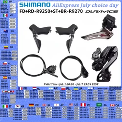 Shimano Di2 DURA ACE R9270 Shifter Brake R9250 Front Rear Derailleur 2x12s Road Bike Bicycle ST BR FD RD Electronic Derailleur