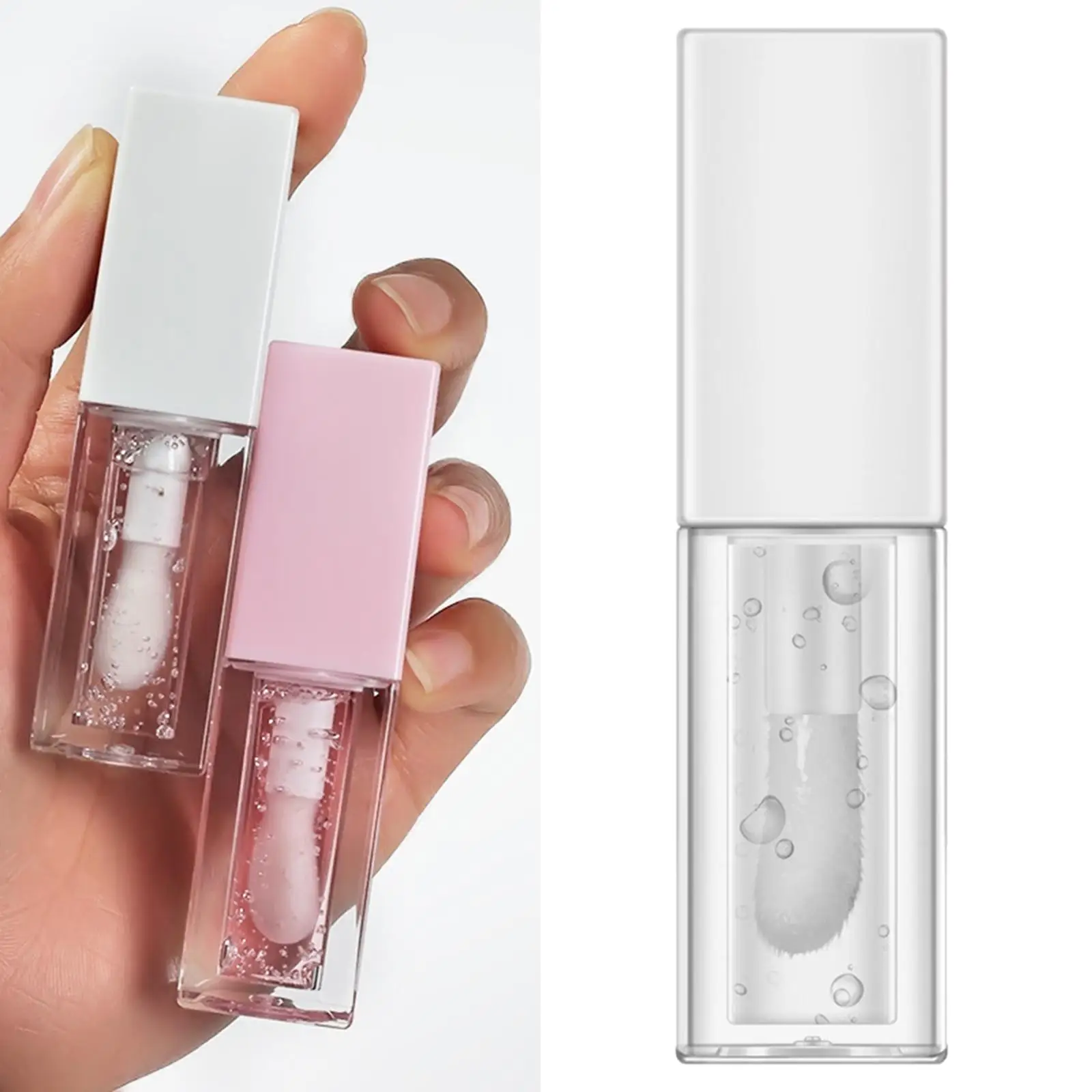 Olio Idratante per Labbra Non Appiccicoso, Lucidalabbra Portatile Essenziale per Idratare le Labbra Quotidianamente