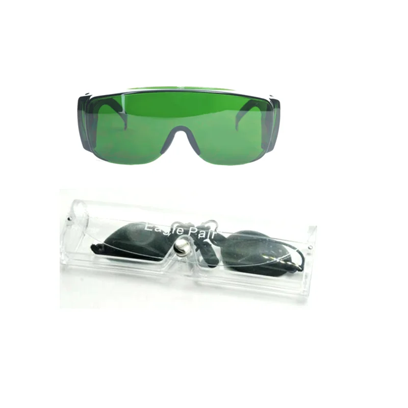 185-450 nm 560-760 nm YAG Laser Protection Glasses+190nm-2000nmEyepatch