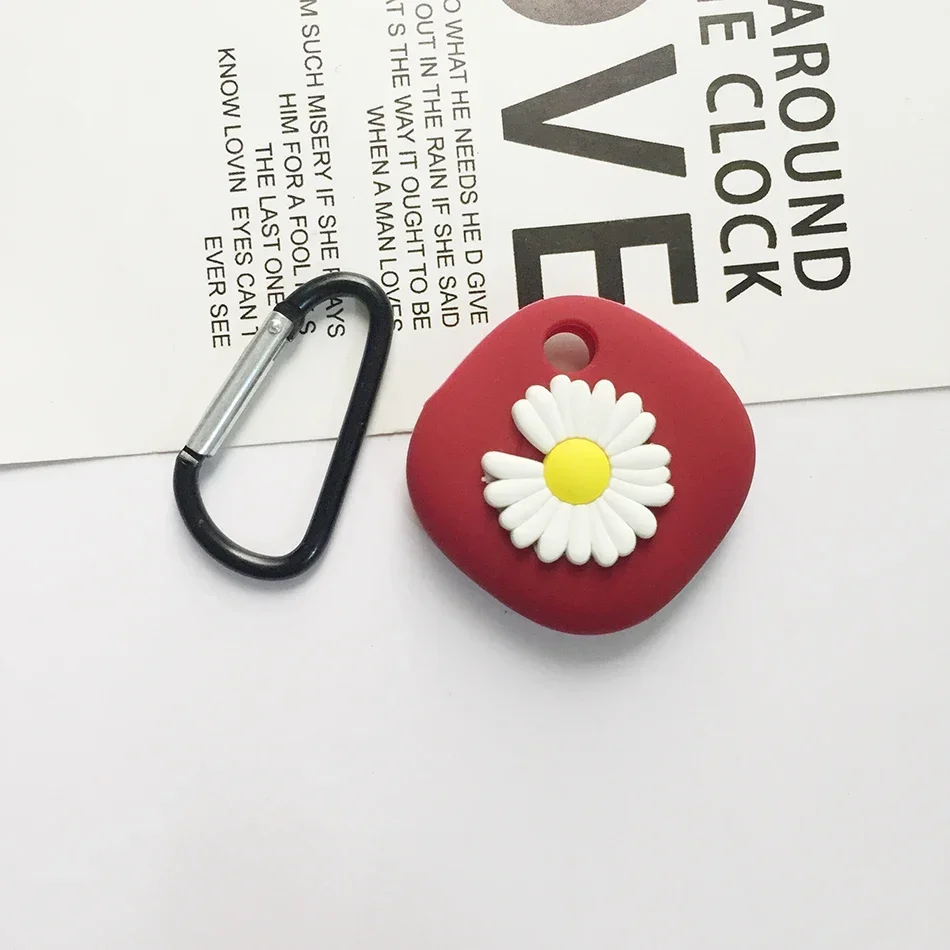 Funda protectora de silicona con dibujos animados para Samsung Galaxy SmartTag, bonita funda protectora para Galaxy Smart Tag Tracker