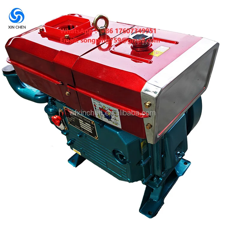 ZS1130 30HP Horizontal Single Cylinder Water-Cooled Diesel Engine, Manual/Electric Start