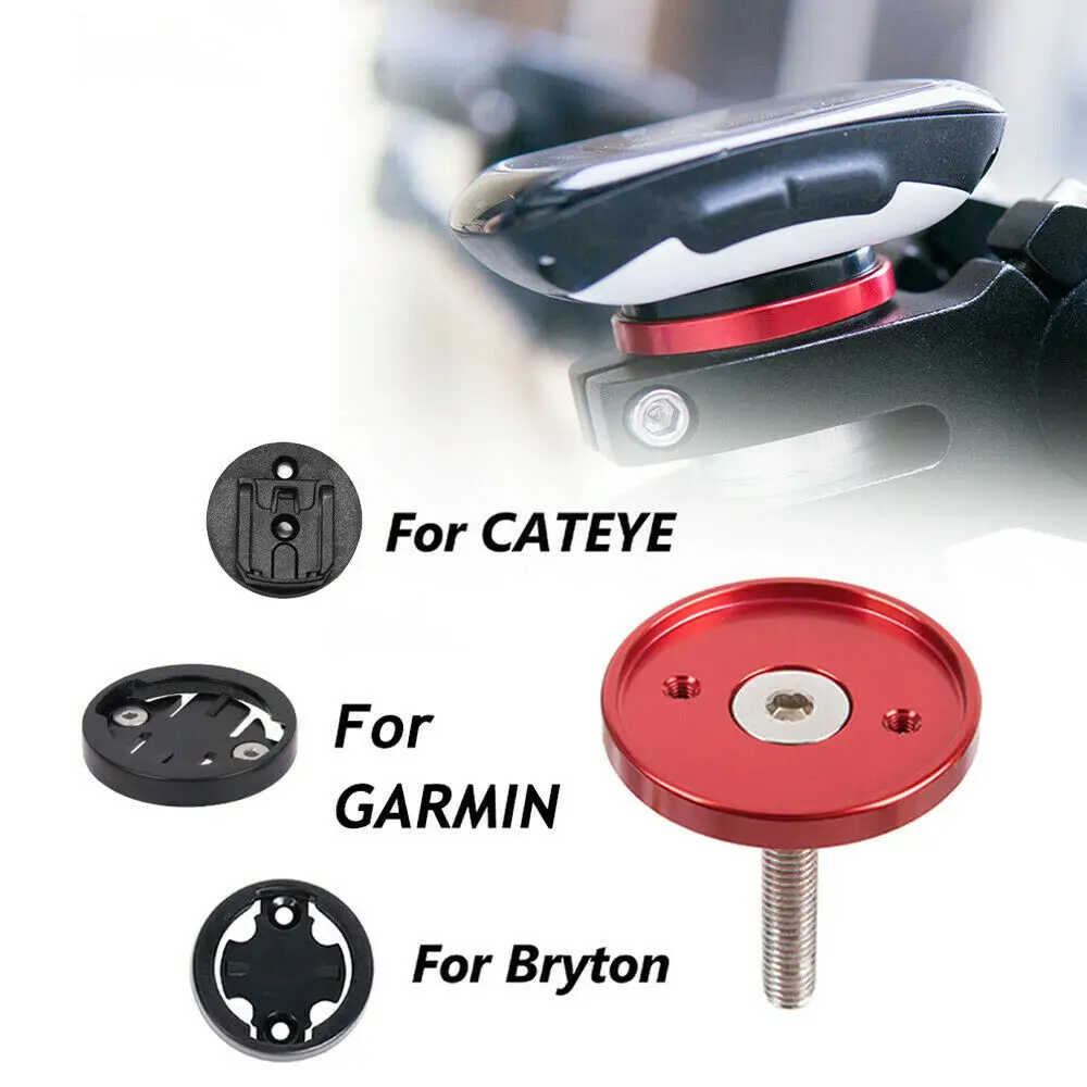 Durevole tappo superiore attacco manubrio accessori per biciclette staffa GPS supporto per cronometro supporto per computer per supporto tachimetro Garmin Bryton Cateye