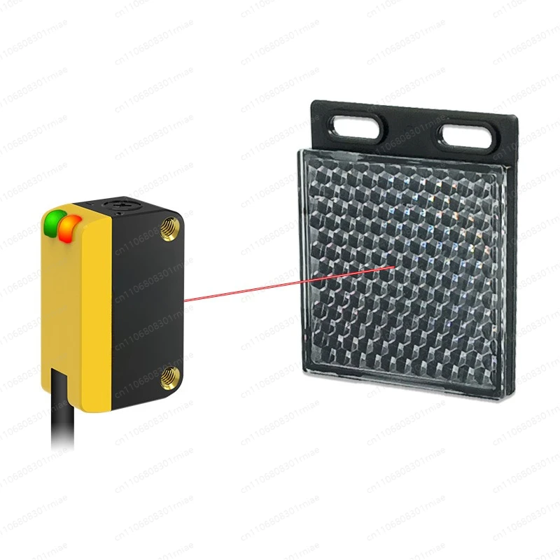 R1000NP red light mirror diffuse reflection photoelectric switch sensing object photoelectric sensor
