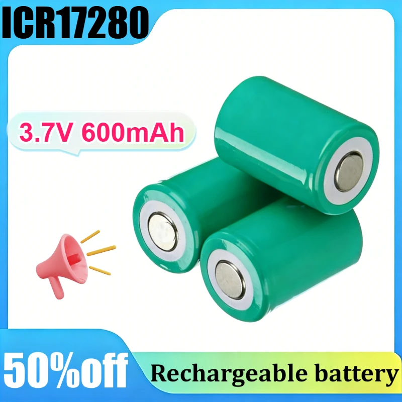 

ICR17280 3.7V 600mAh for Laser Sight & Electric Toothbrush Lithium Battery