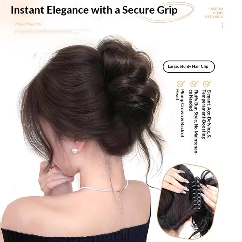 Thumbnail 4 - #53 Budget Clip-In Chignon Hair Buns for Smart Shoppers