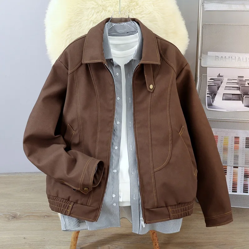 Men's Autumn New Loose 3D Fashionable Denim Jacket 2026 Casual Comfortable Style for Couples