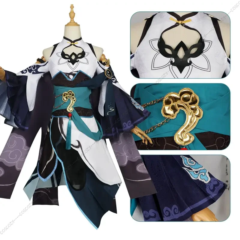 Fu Hua Cosplay Game Kostuum Thankai Impact 3e Cosplay Kostuum Vrouwen Fu Hua Pak Shokai Impact 3 Cosplay Kostuum Fuhua Jurk