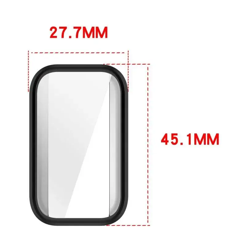 TPU Case for Xiaomi Mi Band 11 Active Smart Watch Cases Bumper Shell Cover Full Screen Protector for Miband 11 Active