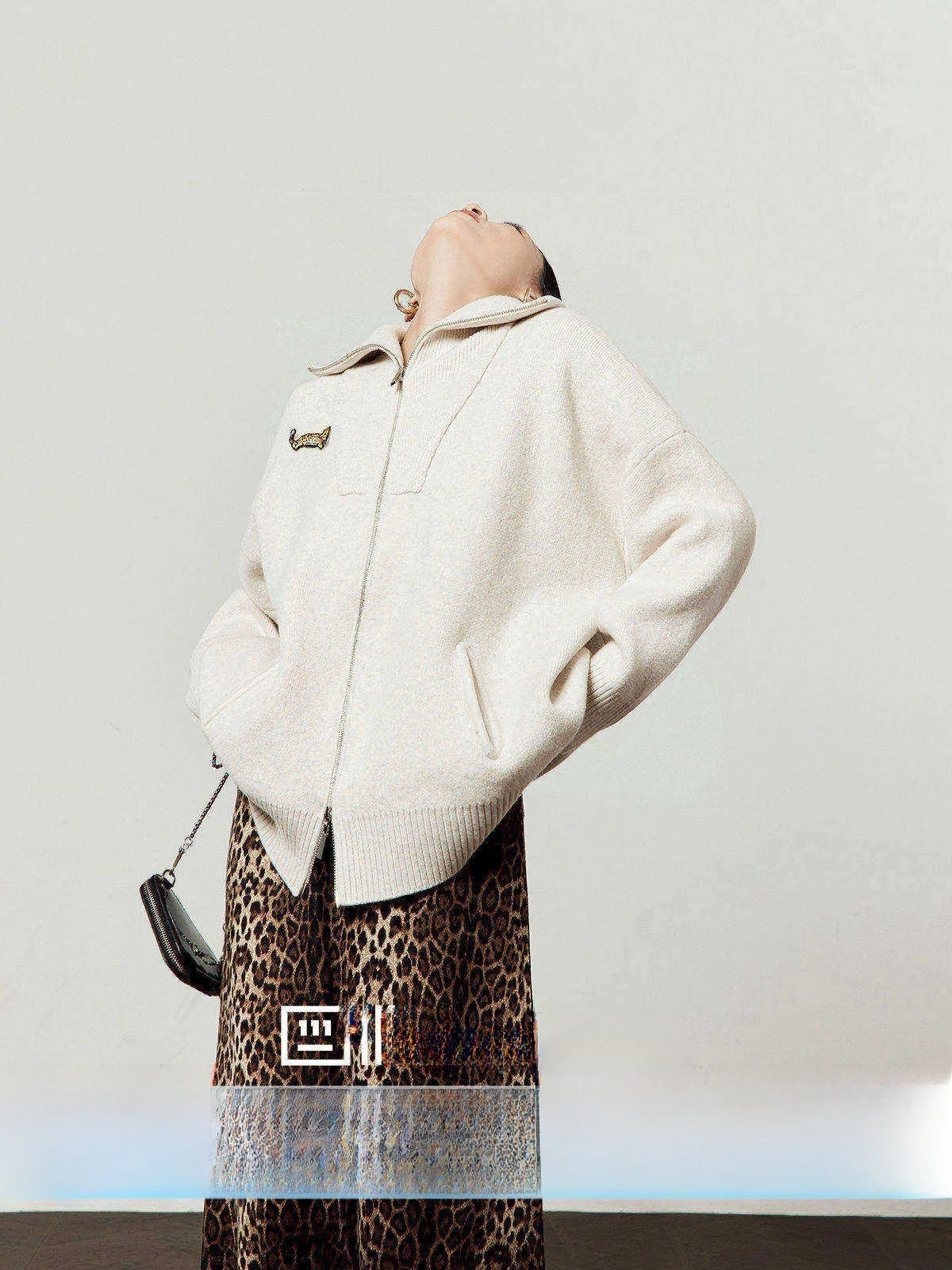 

Loose Knitted Sweater Women's Moccasin Color Lapel Cardigan Coat Warm Thiened Long Sve Autumn Winter Faion Commute Sle