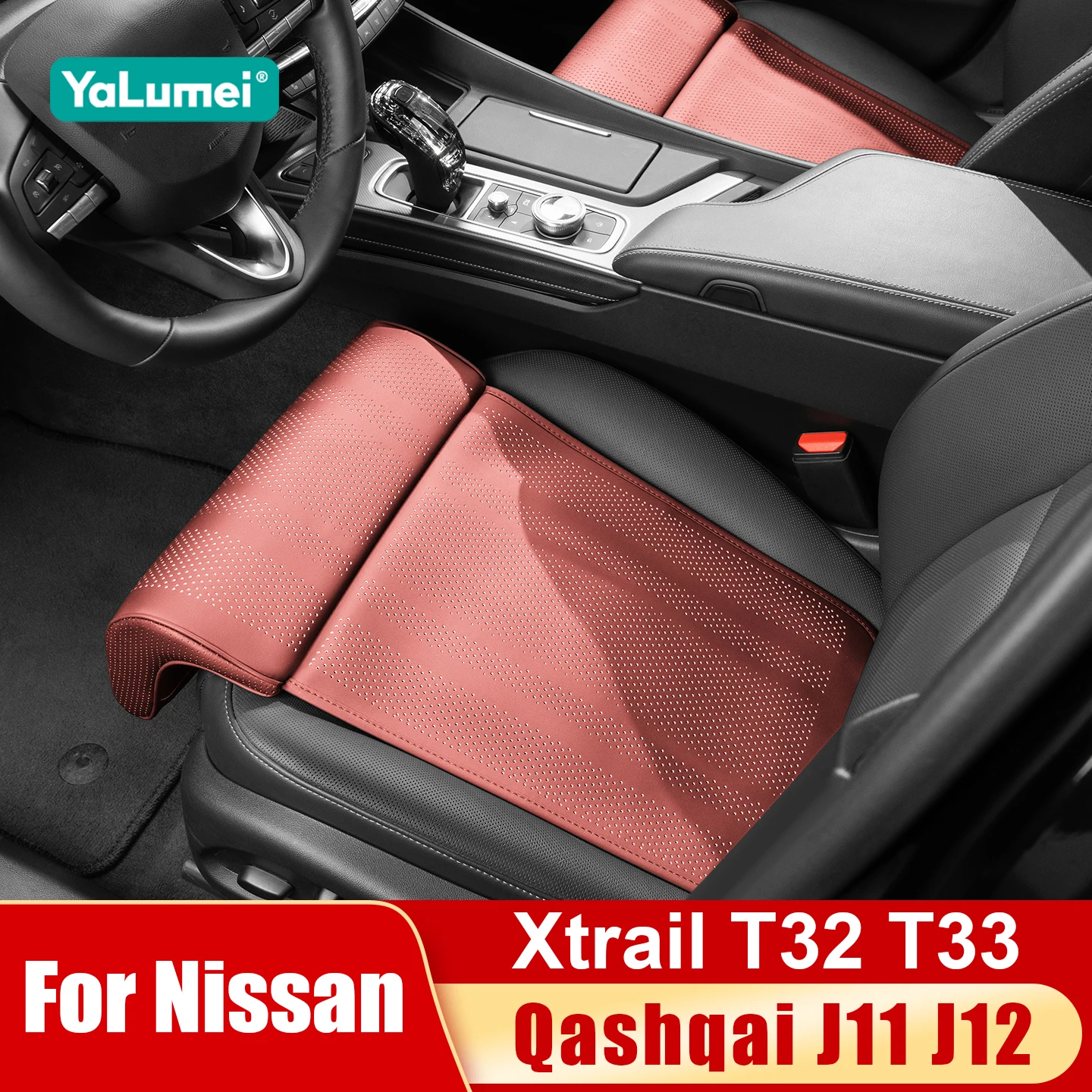 

For Nissan Qashqai J11 J12 Xtrail T32 T33 2014 - 2019 2020 2021 2022 2023 2024 2025 2026 Car Seat Pad Leg Support Cushion Pad