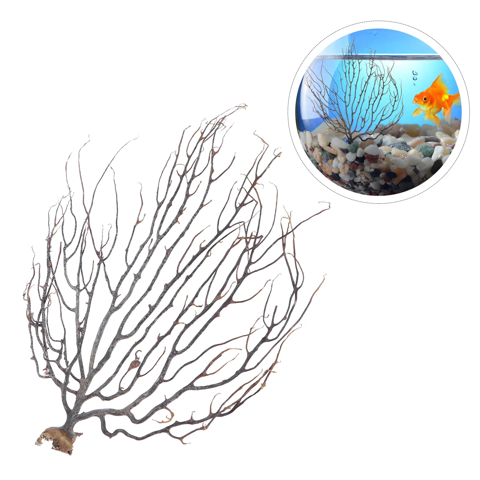 

Sea ​​tree Decoration Marine Ornament Creative Fish Tank Plant Aquarium Plants Lifelike Coral for Landscape Prop Artificial