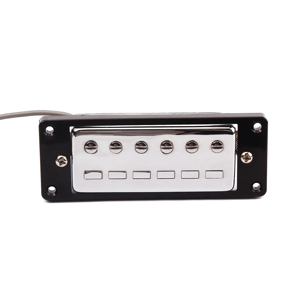 

1pcs Black Frame Humbucker Pickup 52Mm Bridge 50Mm Neck Clear Sound Electric Guitar Replacement Parts Guitar Pickups