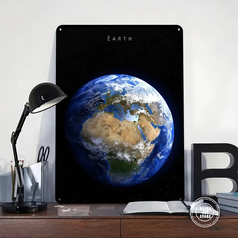 الأرض المعادن المشارك القصدير علامات بار اكسسوارات لديكور المنزل علامة معدنية مخصصة للجدار الفن الديكور ديكور الغرفة الجمالية الرجعية