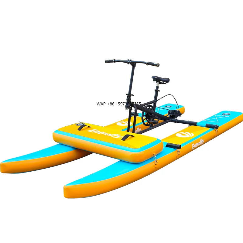 

New Series Aquatic Equipment Customization Waterbike Multicolor Electric or Pedal Inflatable Water Bike Bicycle