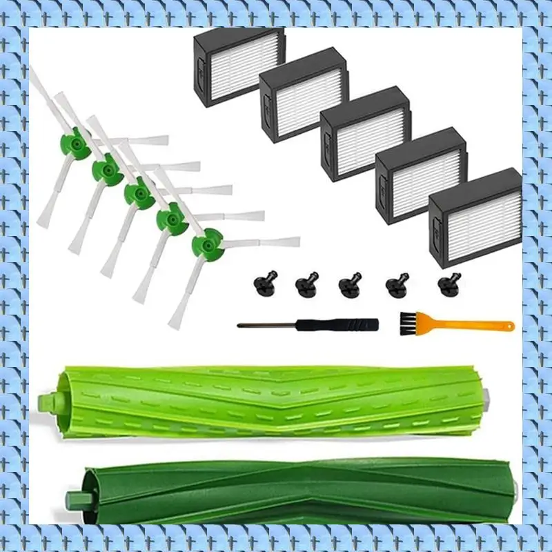 

NOCM For Irobot Roomba I7 I7+ I8 I8+ I1 I2 I3 I3+ I4 I4+ I6 I6+ E5 E6 E7 J6 J7 J7+/Plus E, I & J Series Vacuum Filter Brushes