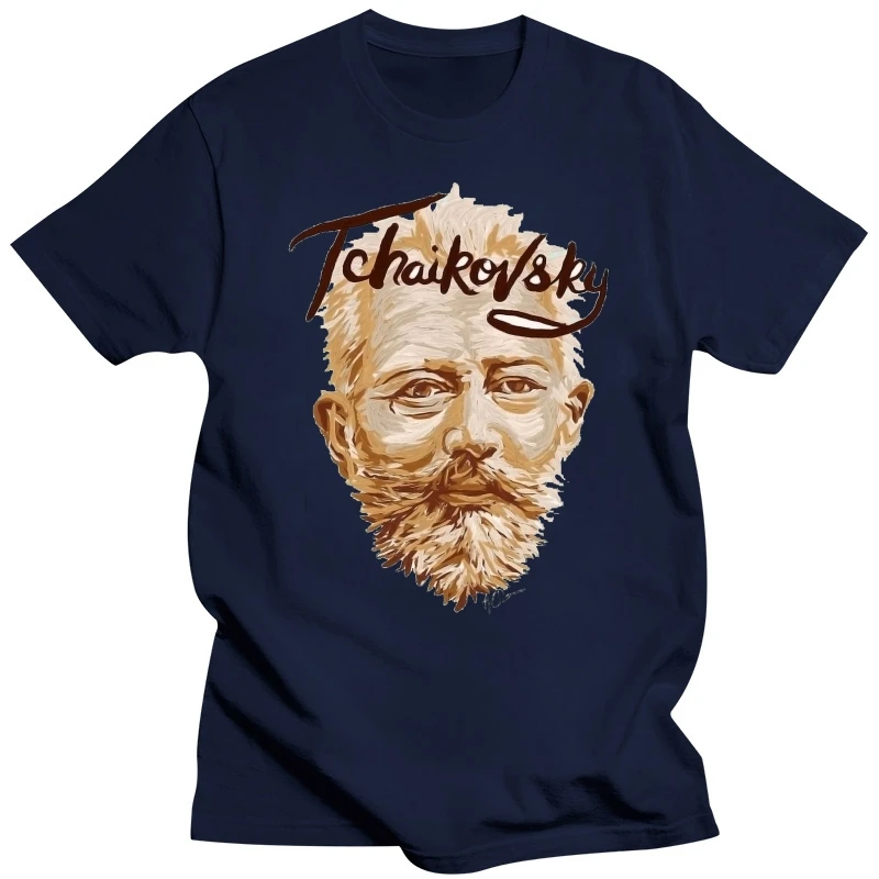 Men tshirt Tchaikovsky   classical music composer Unisex T Shirt Printed T-Shirt tees top