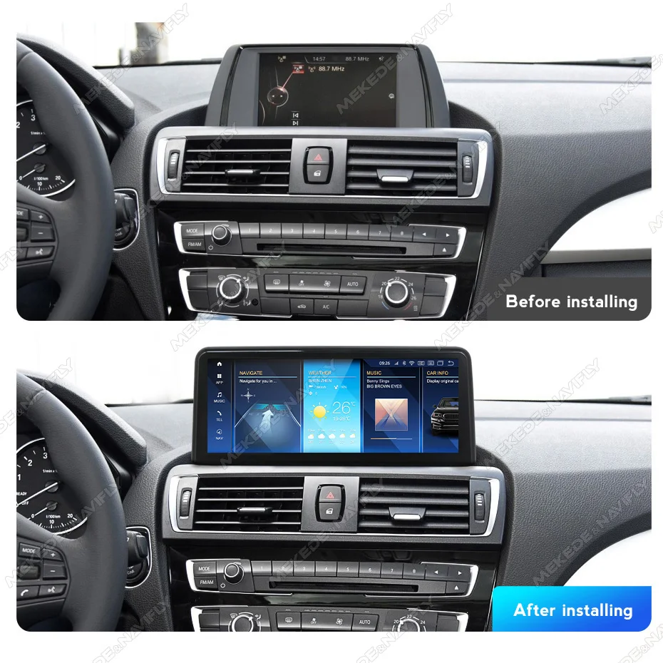 Snapdragon680 For BMW 1 Series 2 Series F20 F21 NBT System Multimedia Player Wireless Carplay Android Auto Android 13 Car Radio