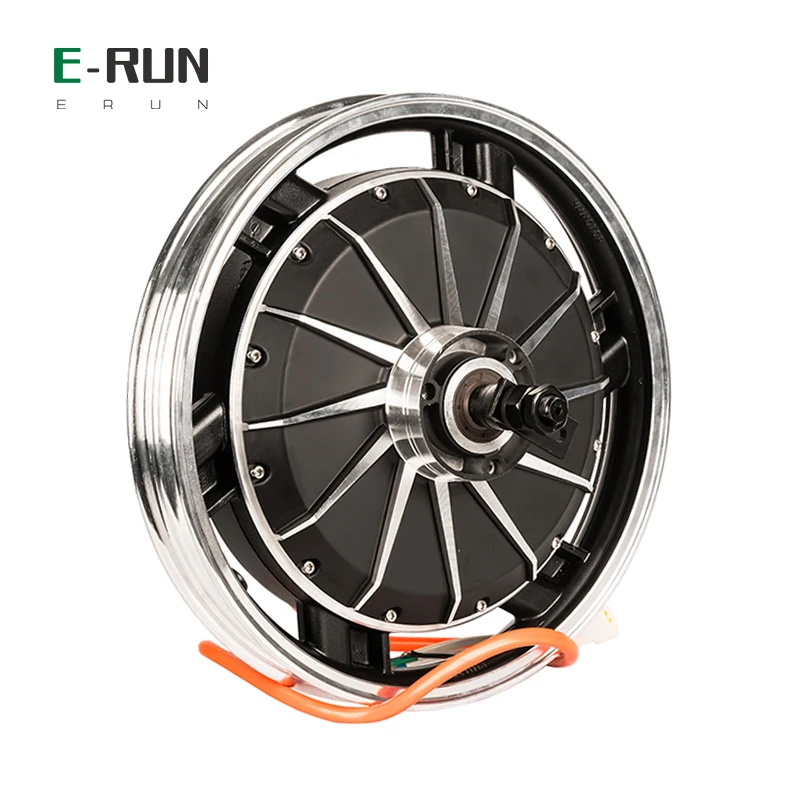 

14×1.6inch Narrow Rim 260 V1 2000w 70KM 80A Electric Bldc Wheel Hub Motor For Electric Motorcycle