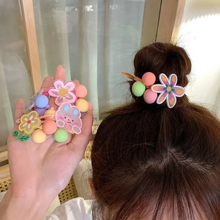 Children's Rubber Band Hair Rope, Highly Elastic Hair Ring, Not Harm Hair, Cute Hair Rope.