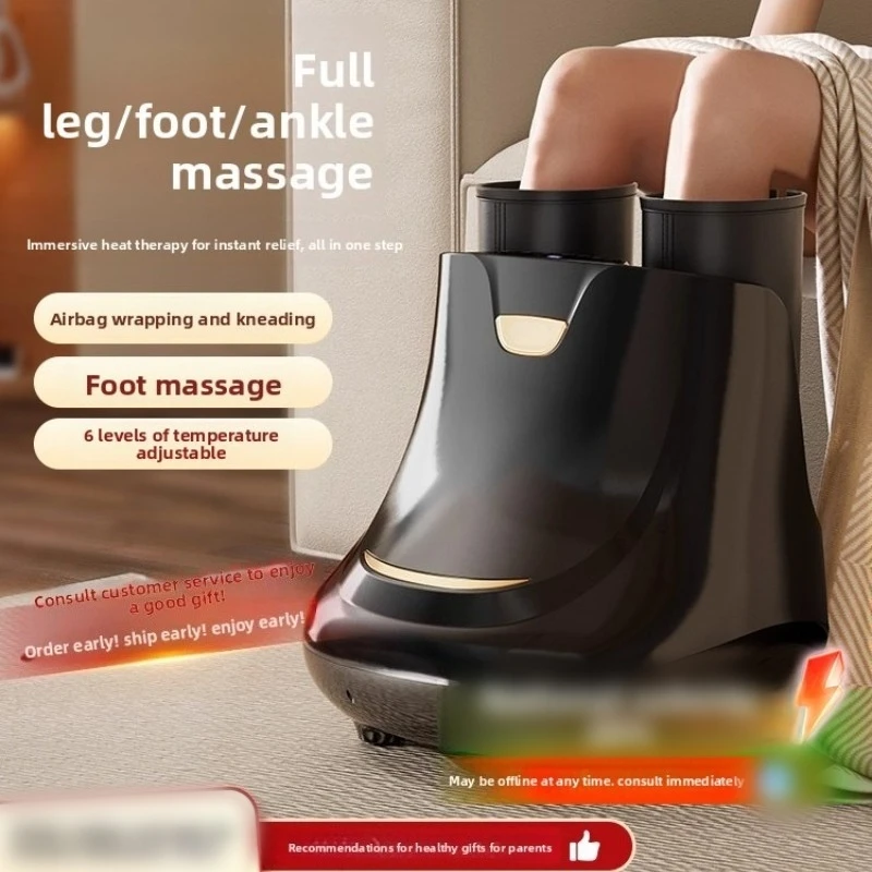 10 Modi, 7 Tasten, vollautomatisches Luftdruck-Beinmassagegerät, Fußmassage, Stiefel, Kneten, Squeeze, tiefe Entspannung, Wadenmaschine