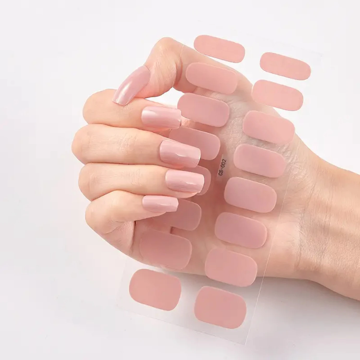 Enhance Your Manicure with 16 Pieces Self-Adhesive Nail Polish Stickers in 25 Vibrant Pure Colors