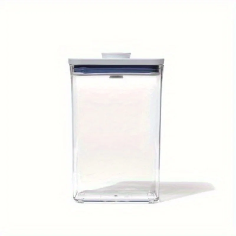 

2.7 Quart Plastic Rectangular Airtight Food Storage Container, White, keeps dry food fresh and your pantry organized