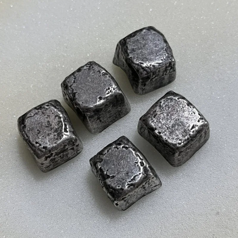 White copper 0.05kg small square ingots for fortune, prosperity, longevity, happiness, and wealth