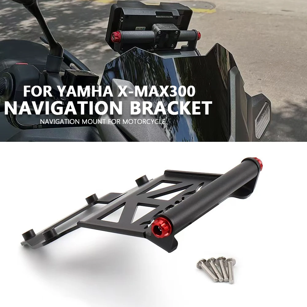 For Yamaha x-max300 Motorcycle Accessories NEW Stand GPS Navigation Plate Bracket  22MM XMAX 300 2023-